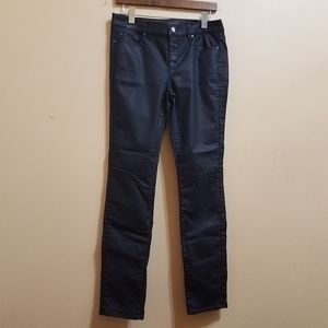 Ann Taylor Coated Skinny Jeans